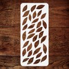 Slimline Leaves Stencil 10x23cm - Petal Card Making Slim Cutting