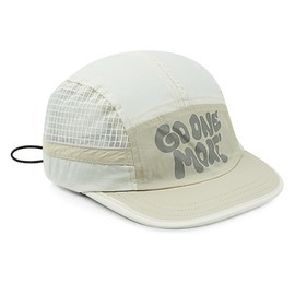 Clakllie Quick Dry 5 Panel Running Hat Breathable Mesh Hat Short Peak Hats Short Brim Baseball Cap Sport Cap,BSSD2504-Beige