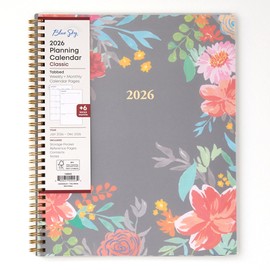 Blue Sky 2026 Weekly and Monthly Planner Calendar, January 2026 - December 2026, 8.5" x 11", Flexible Cover, Laminated Tabs, Durable Twin Wire Binding, Storage Pocket, Sophie