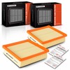 A-Premium 2-PC Engine Air Filter Compatible with Lexus LS500 2018-2023,