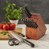 Henckels International Solution 12-pc Knife Block Set - Cherry