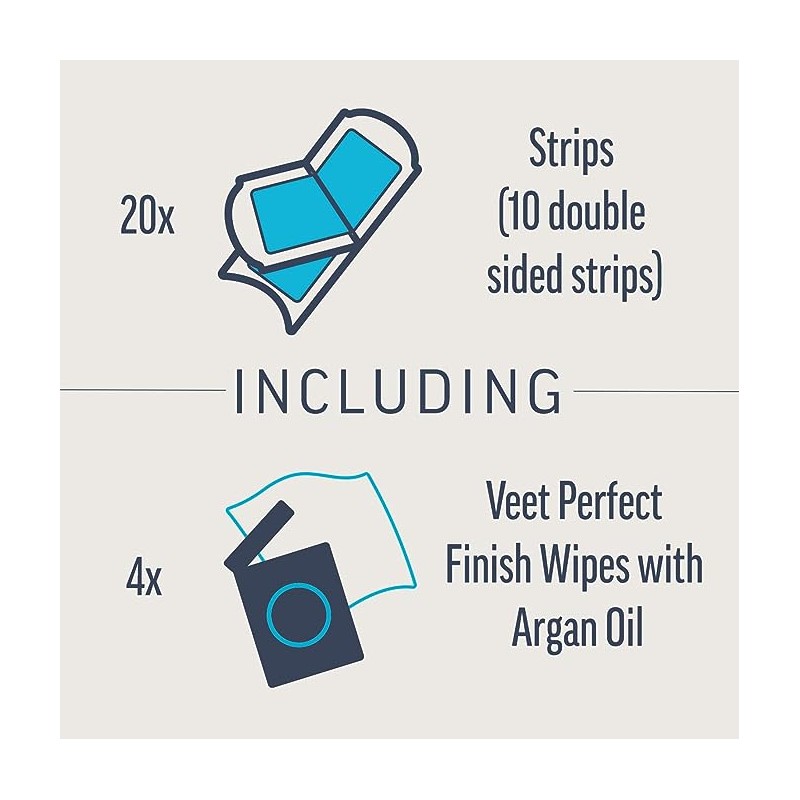 Veet Expert Face Wax Strips 20 Pack