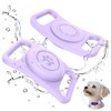 [2 Pack] Waterproof AirTag Dog Collar Holder Case, Silicone Full-Body