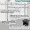 2PACK GSTB-R STB-BL Garage Door Sensor, Replacement for Genie Garage
