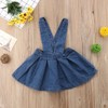 ZAXARRA Toddler Baby Girls Strap Suspender Skirt Overalls Dress Outfit