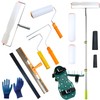Self Leveling Cement Tool Kit,Epoxy Flooring Tool Kit,Self-Leveling Rake,Spike Shoes