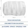 Parodi & Parodi Laundry Bag Washing Machine Shoes, Nylon, white,