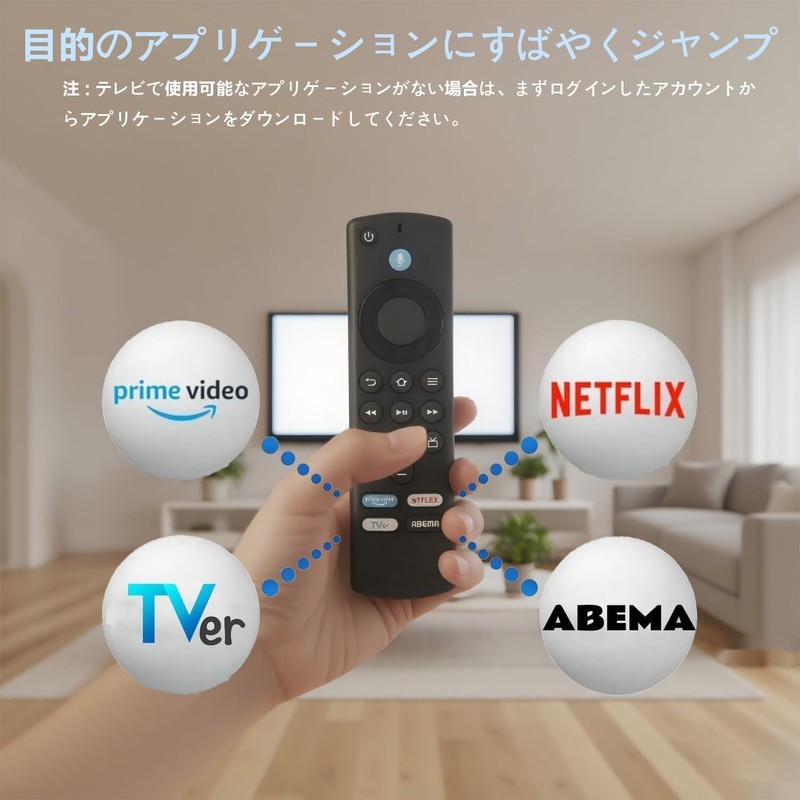 Replacement Remote Control for Fire Stick TV Remote, Fire TV