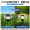 Solar Light, IP68 Waterproof, Recessed Garden Light, Automatic On/Off, Light