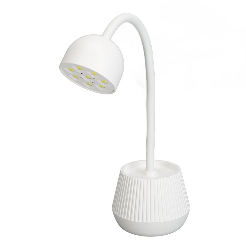 Lotus Shape Nail Lamp 360 Degree Rotatable Infrared Induction Gooseneck