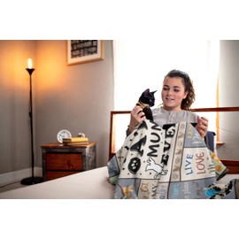 Yesbird Cat Gifts for Women, Cat Lovers Gifts for Women, Cat Mum Gifts, Cat Gifts for Cat Lovers, Gifts for Cat Lovers Women, Cat Themed Gifts for Women, Crazy Cat Lady Gifts Blanket 150X130CM