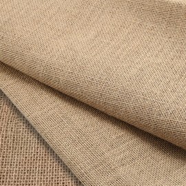 Jute 100 cm Linen Fabric Sold by the Metre 160 cm Wide Hessian Made of Natural Fibres DIY Jute Fabric for Crafts Sewing Home Gardening 100 x 160 cm