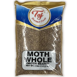 TAJ Moth Beans Whole 4-Pounds | Matki Beans