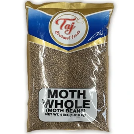 TAJ Moth Beans Whole 4-Pounds | Matki Beans