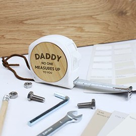eBuyGB Tape Measure for Daddy, No One Measures Up To You, Engraved DIY Tools, Father's Day, Birthday Gift for Him, 5 Metres