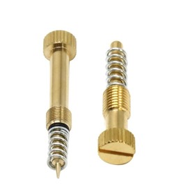 JIK Carburetor Air Fuel Mixture Screw & Idle Speed Adjustment Screw for Yamaha YBR 125 Mikuni VM22 Carb (Air Fuel Mixture & Idle Speed Adjustment Screw)