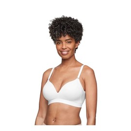 Warner's Women's Simply Perfect Super Soft Wireless Lift Back-Smoothing T-Shirt Bra RN1191T, White