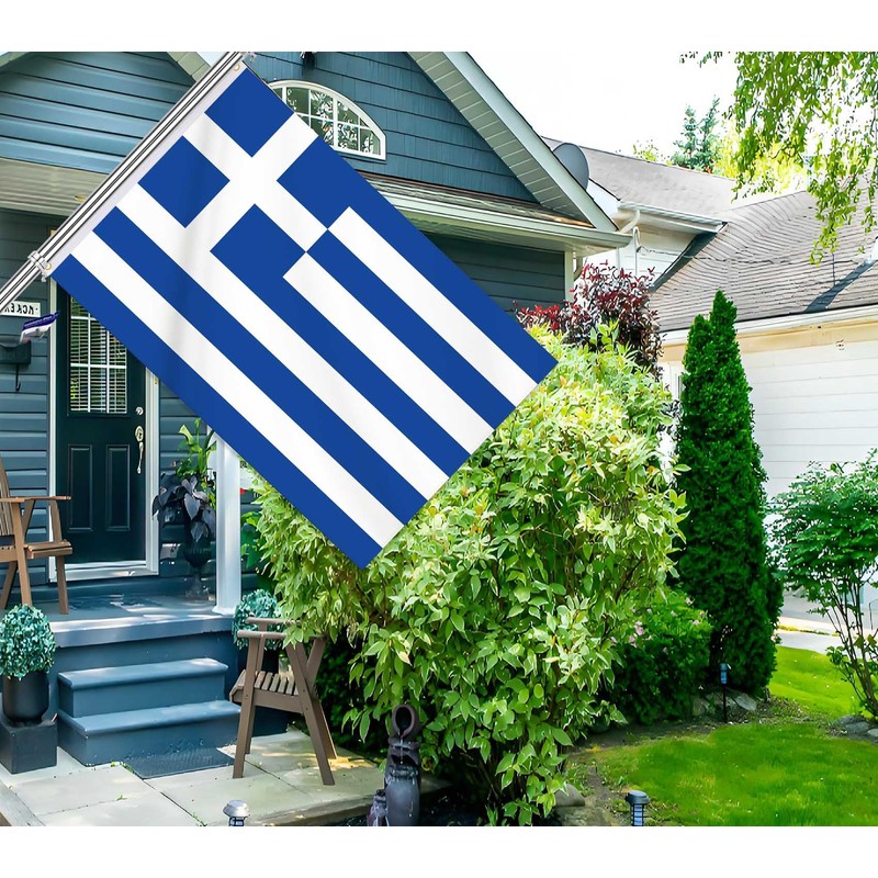 24x36 Inch Greece Flag,Big 2x3 FT Greek Flag,Medium Size Digitial