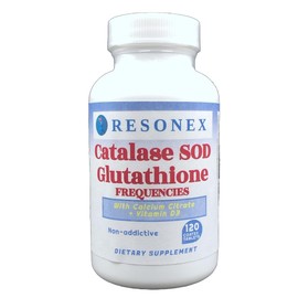 Resonex Catalase, Superoxide Dismutase (SOD), and Glutathione Frequencies- 120 Tablets