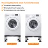 PATIKIL Mini Fridge Stand, 4 Strong Feet Laundry Stand Base