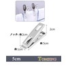 TOMSING 20 Piece Set Clothespins Stainless Steel Strong Anti-Slip Clips