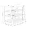 Fenge Desk Shelf Organizer, 4 Tier Desktop Shelf, Wood and