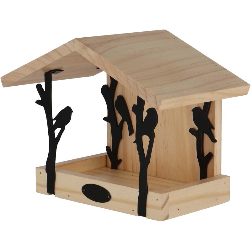 Pine and Iron Wall Feeder