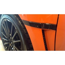 SUBARU 2011-2014 WRX JDM OEM Limited Black Fender Badge Emblem Garnish Set Pair