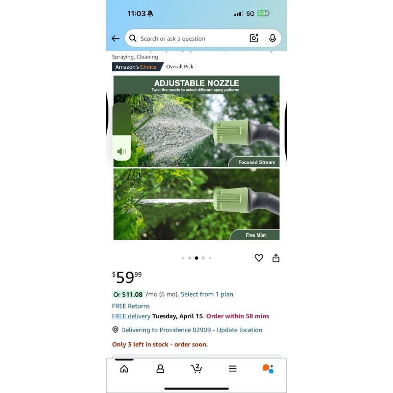 ALIENTABI 1 Gallon Battery Backpack Sprayer for Garden, Outdoor Weeding,