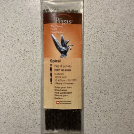 Pegas Spiral Scroll Saw Blades Size 4, TPI 38 (1 gross)