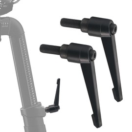 AQDD Exercise Bike Seat an Handle Height bar Adjustment Lever for Peloton Bike Replacement Parts, Adjustable Alloy L-Handle Accessories -2 Pack