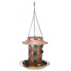 Solar Bird Feeder for Outdoors Hanging Exquisite Hollow Pattern Waterproof