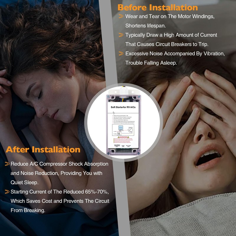 Soft Start for RV Air Conditioner, AC Soft Start Kit,