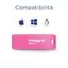 Integral 128GB Neon Pink USB 3.2 Gen 1 Flash-Laufwerk