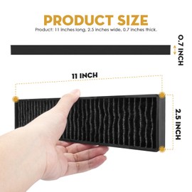 5230W1A003A Microwave Oven Charcoal Filter Replacement for LG Kenmore Replaces LMHM2237BD LMV1650ST LMV2031SB LMV2031ST PVM9005SJ8SS