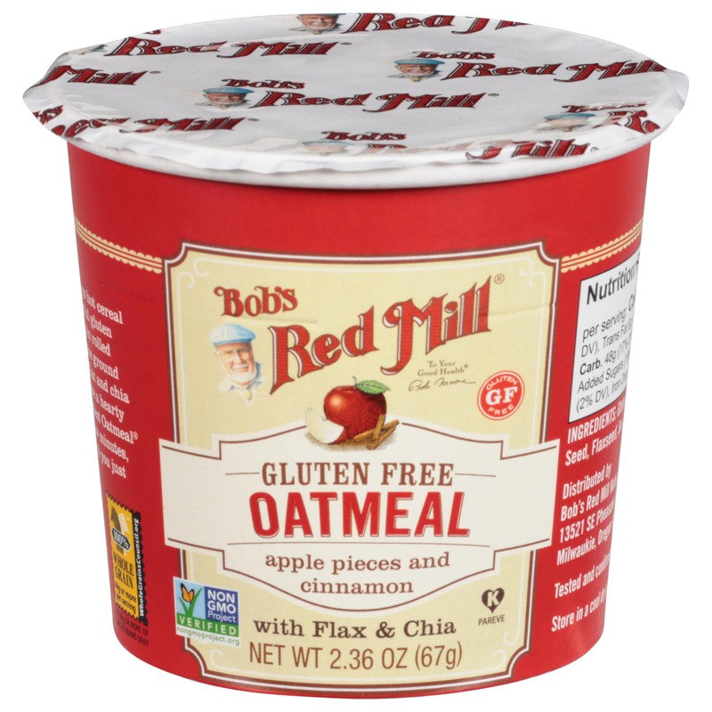 Bob's Red Mill Apple Cinnamon Oatmeal Cup, 1 cup (Pack