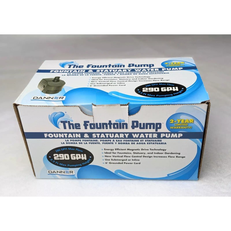 Danner 290 GPH Submersible Fountain Pump by Danner Manufacturing -