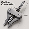 Universal Broken Pipe Extractor with Hex Shank, Drill-Powered Adjustable Plumbing