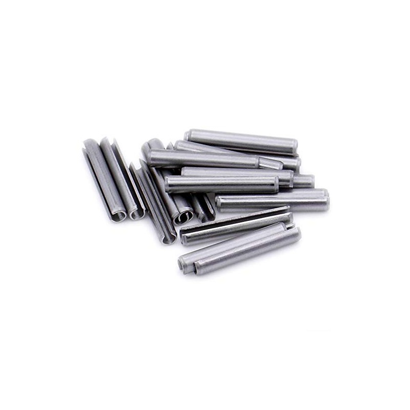 D3.5 (3.5mm x 20mm) Slotted Spring Pin (Heavy) - Stainless