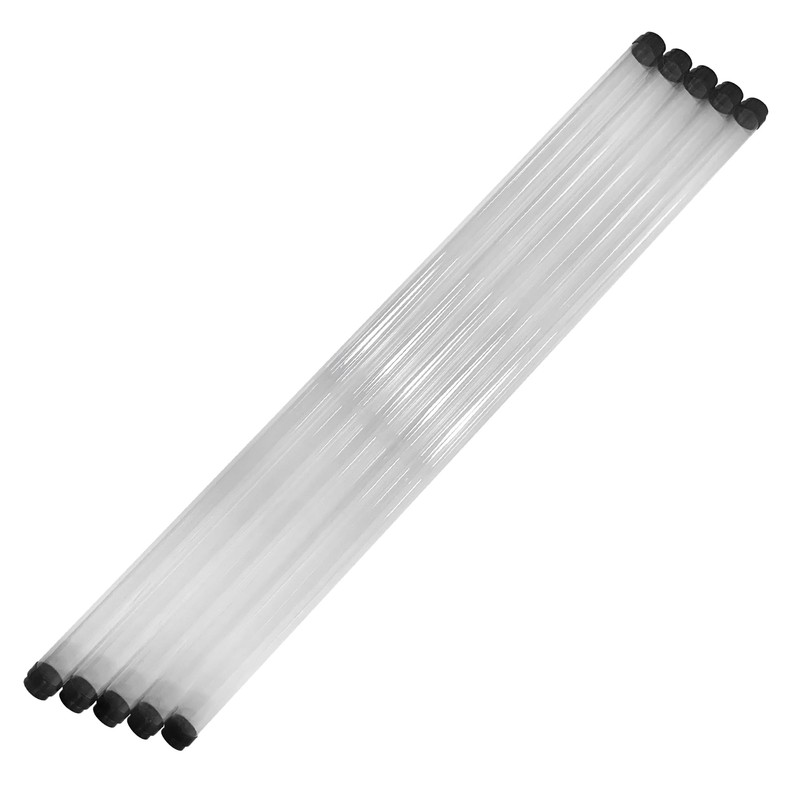 Beam Lighting 48" Clear T12 Tube Guard - 5 Pack