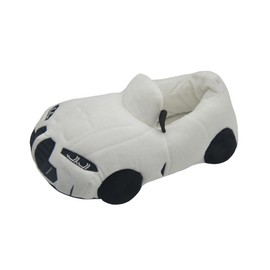 MyRytanda Car Shape Plush Slippers New Warm Soft Car Shoes Women Men Indoor House Slipper