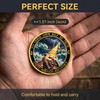 Sobriety Coin AA Medallion - to Thine Own Self Be