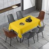 Table Cloth Rectangle Table 2 Pack Yellow Table Cloth Plastic