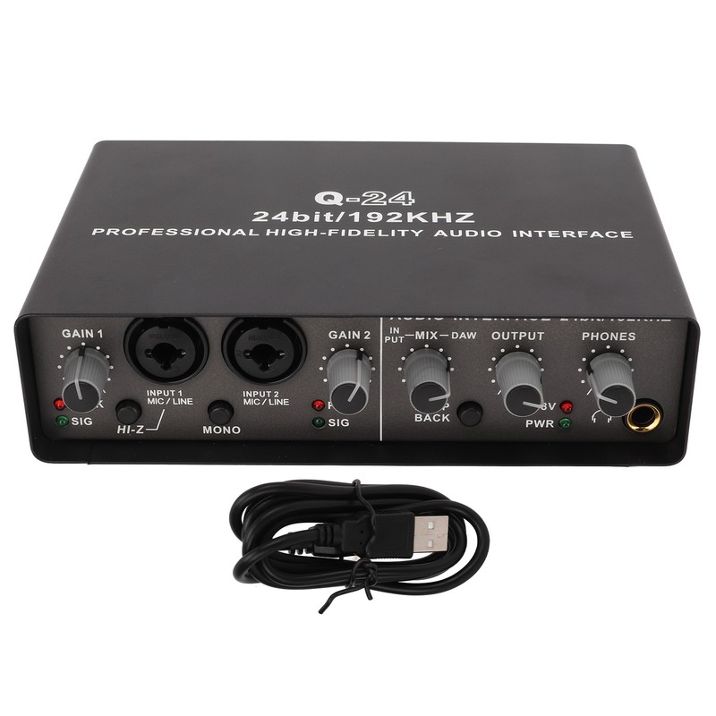 USB Live Sound Card Digital Mixing Live Computer Recording USB