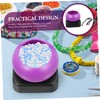 Operitacx Electric Bead Threading Machine Electric Clay Beading Hooks Twine