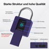 Padlock Fingerprint, Anweller Padlock, Lock with Key, Padlock Weatherproof, Fingerprint