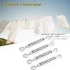 AILENLAN Turnbuckle, Stainless Steel Wire Buckle, Hook, Turnbuckle, Attachment Adjustment,