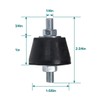 Daisypower Air Conditioner Rubber Anti-Vibration Mounts Pad, Shock Absorbing Isolator