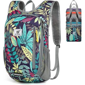 SKYSPER Mochila pequeña de Senderismo de 10 litros, Plegable, Ligera, para Mujeres y Hombres