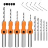 Countersink Drill Bit - 5 Countersink Drill Bit Sets with